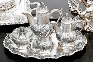 Silver tea set